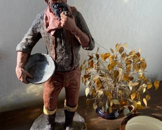 Monfort original miner sculpture