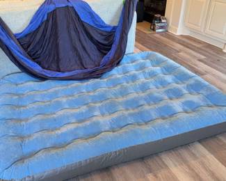Inflatable Mattress and Bungee Hammock
