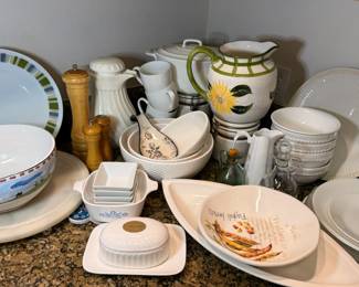 Stoneware and Ceramic Dishware