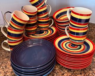 Swirl Handpainted and La Creuset Dishware