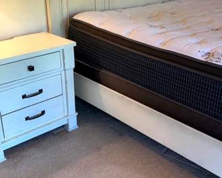 King Bed and Nightstand