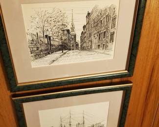 Old North Church in Boston, and Old Ironsides I think... 