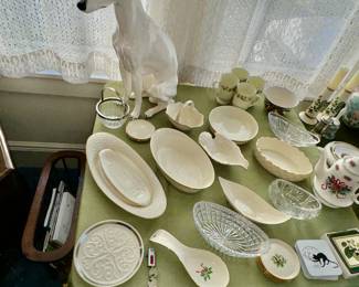 Lenox dishes + cute PUP (sold)!  