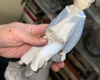 Lladro boy in sailor cap