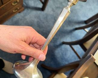 Sterling candlesticks