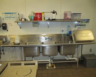 S/S 3 Compartment Sink
