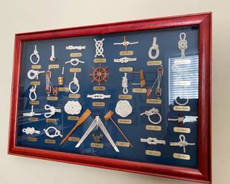 Framed Nautical Knots $ 42.00