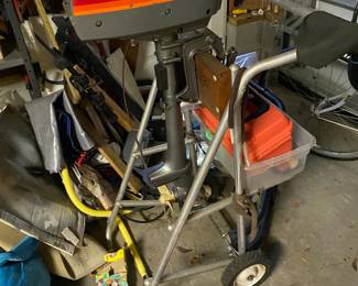 Mariner 2 HP Boat Ending with Rolling Stand $ 168.00 (may need repairs / sold as is)