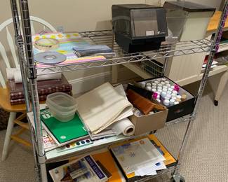 Rolling Metal Shelf $ 68.00