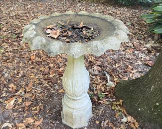 Concrete Birdbath $ 60.00