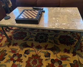 Solid Top / Metal Coffee Table $ 130.00