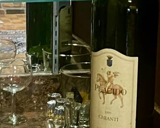 Magnum bottle great for making table lamps