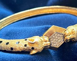 Leopard bangle