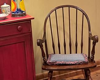 Antique Windsor rocker