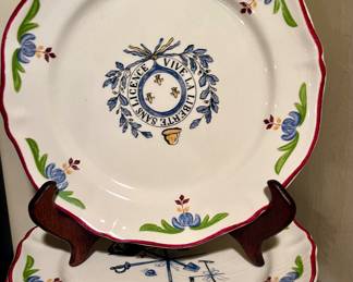 French salad plates