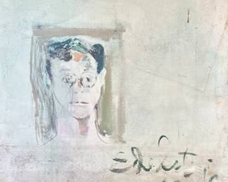 Very early self portrait by Paul Edelstein 