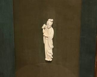 Amazing framed netsuke 1930s