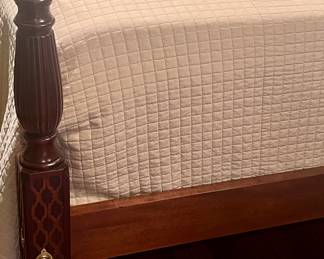 King four post bed in Chippendale pattern 