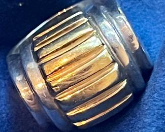 18k and sterling ring by LAGOS