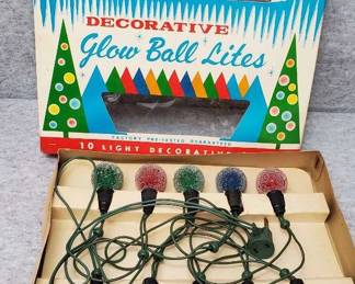 Vintage Glow Ball Christmas Lights