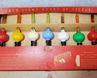 Vintage Royalite Bubble Lamp Christmas Lights