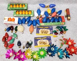 Christmas Light Collectors Replacement Bulbs, Reflectors