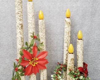 2 Vintage Electric Candoliers