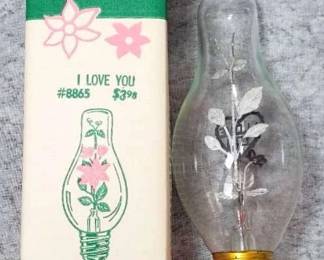 Durolites Flowerlite I Love You Bulb