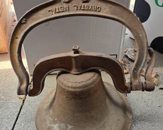 Cast iron bell by Crystal Metal