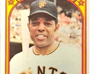 1972 Topps 49 Willie Mays HOF