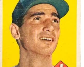 1958 Topps 187 Sandy Koufax HOF
