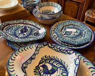Spanish dishes and home decor