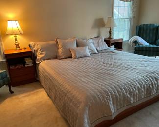 Nil Jonasson Danish Teak King Bedroom Suite - MARKED DOWN TO $1,500