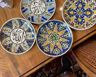 Ceramic Turkish Dessert Plates (Dinner plates and platters also available)