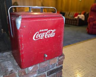 Vintage coke cooler