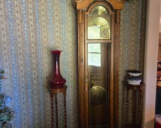 1980's grandfather clock 