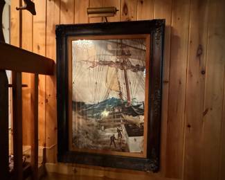 “The Rising Wind” By Montague Dawson - Framed Art