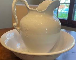 Pitcher and Bowl