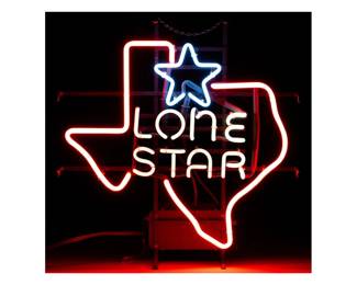 Lone Star Beer Neon Sign