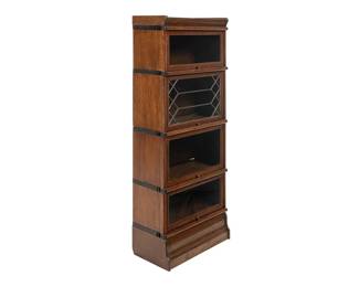 Small stacking bookcase featuring four levels of storage