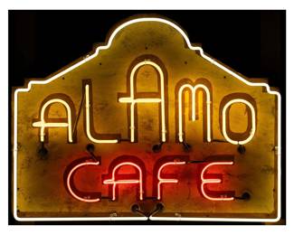 Alamo Cafe Neon Sign