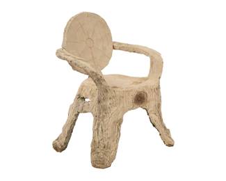 Sam Murray Faux Bois Armchair