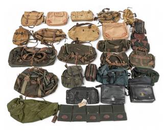 Collection of twentyfive travel bags