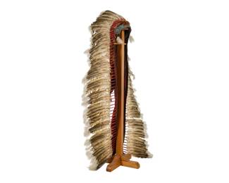 Lakota Sioux DoubleTrailer War Bonnet