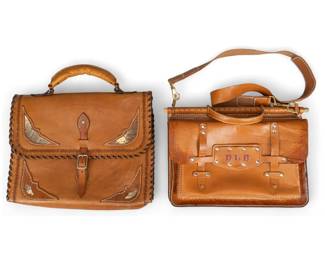 Pair of Western Style Leather Purses