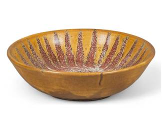 Harding Black, Oxblood Drip Bowl, 1987