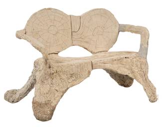 Sam Murray Faux Bois Bench