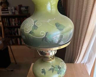 Hedco hurricane lamp.