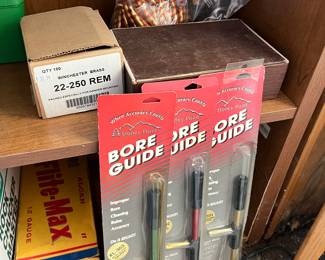 Hundreds of hunting supplies/accessories to be sold.