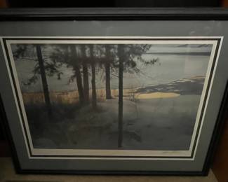 Robert Bateman signed and numbered (1804/9600) print, framed.